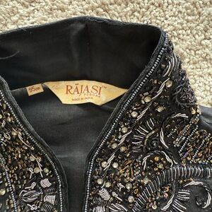 Black Kurta (TOP) with Intricate Embellishments